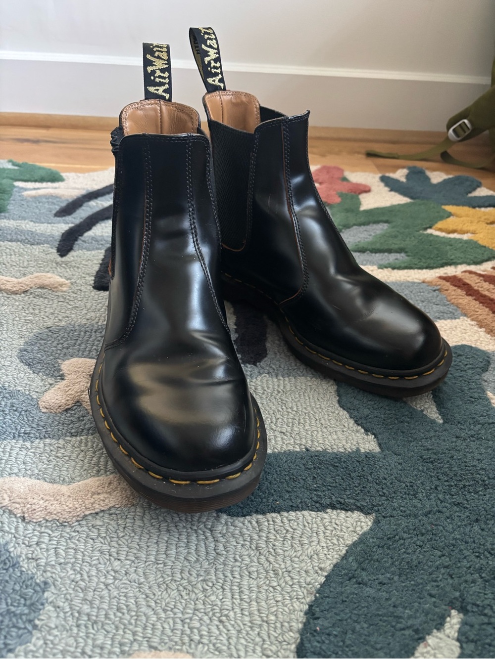 Dr. Martens Black Leather Chelsea Boots 2976 Made in England